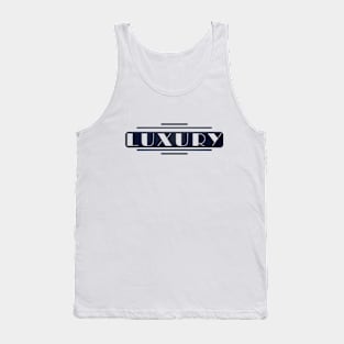 LUXURY TEXT Tank Top